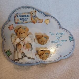 Brooch And Earing Set Cherished Teddies 1996 Priscilla Hillman 1996